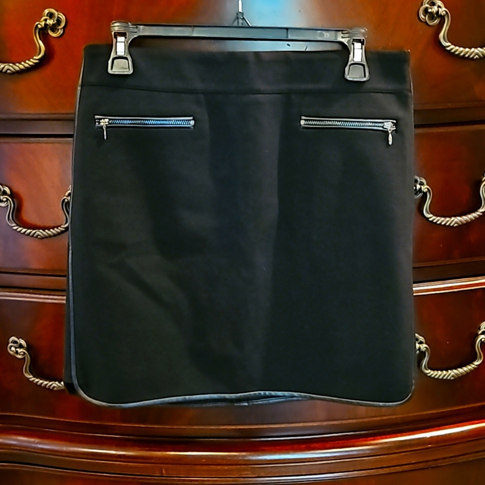 WHBM black mini Skirt